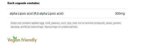 Herbs of Gold Alpha Lipoic Acid 300 - Image 3