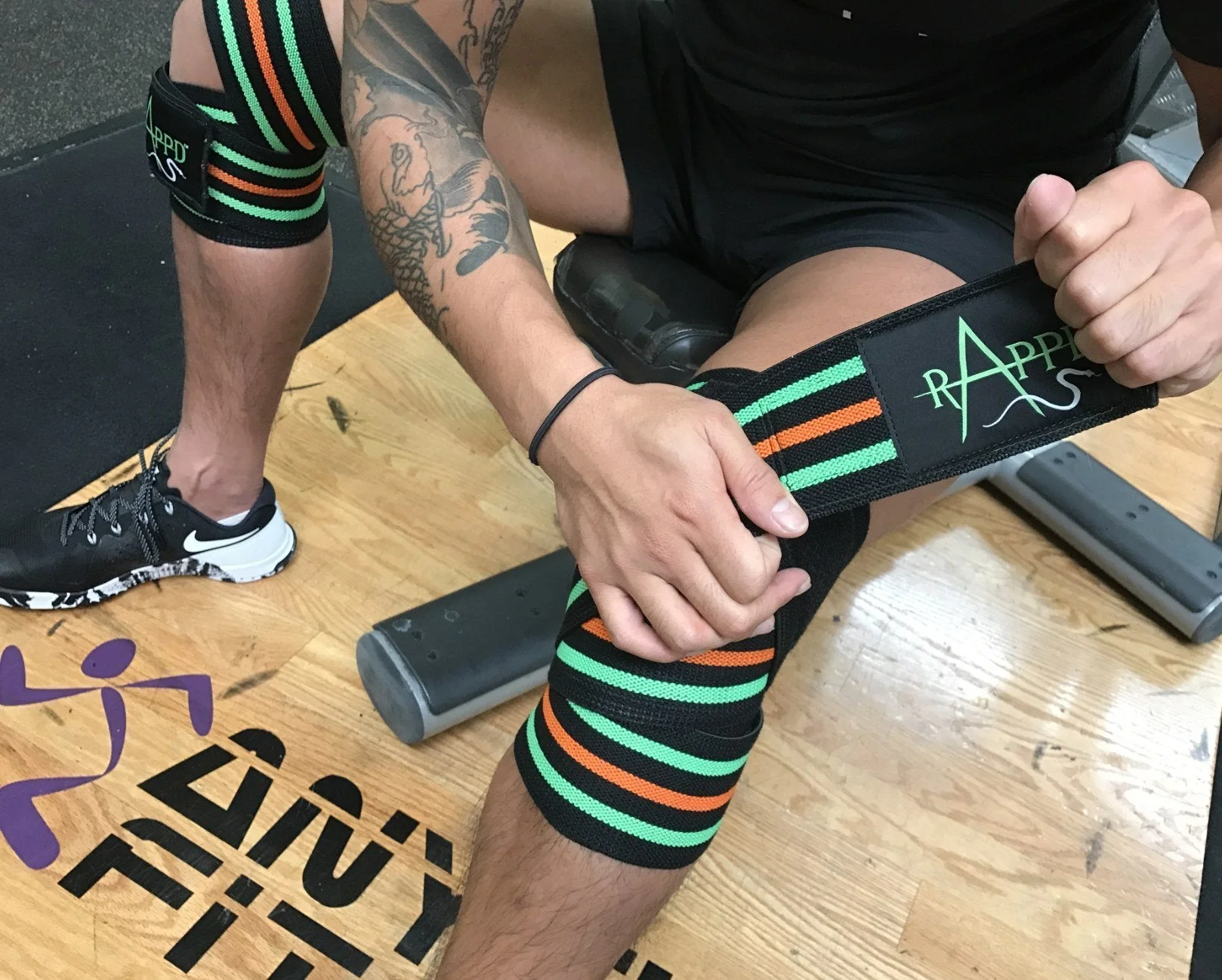 Rapp'd Heavy Duty Black Knee Wrap 2.0m - Image 2