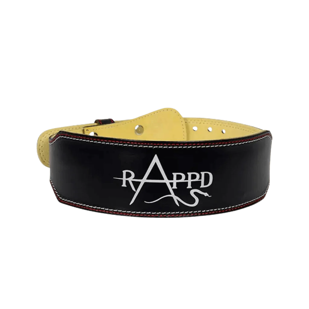 Rapp'd 4" Leather Weight Lifting Belt - Image 2